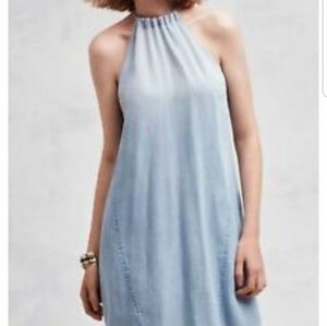 Anthropology cloth & stone blue chambray high tide